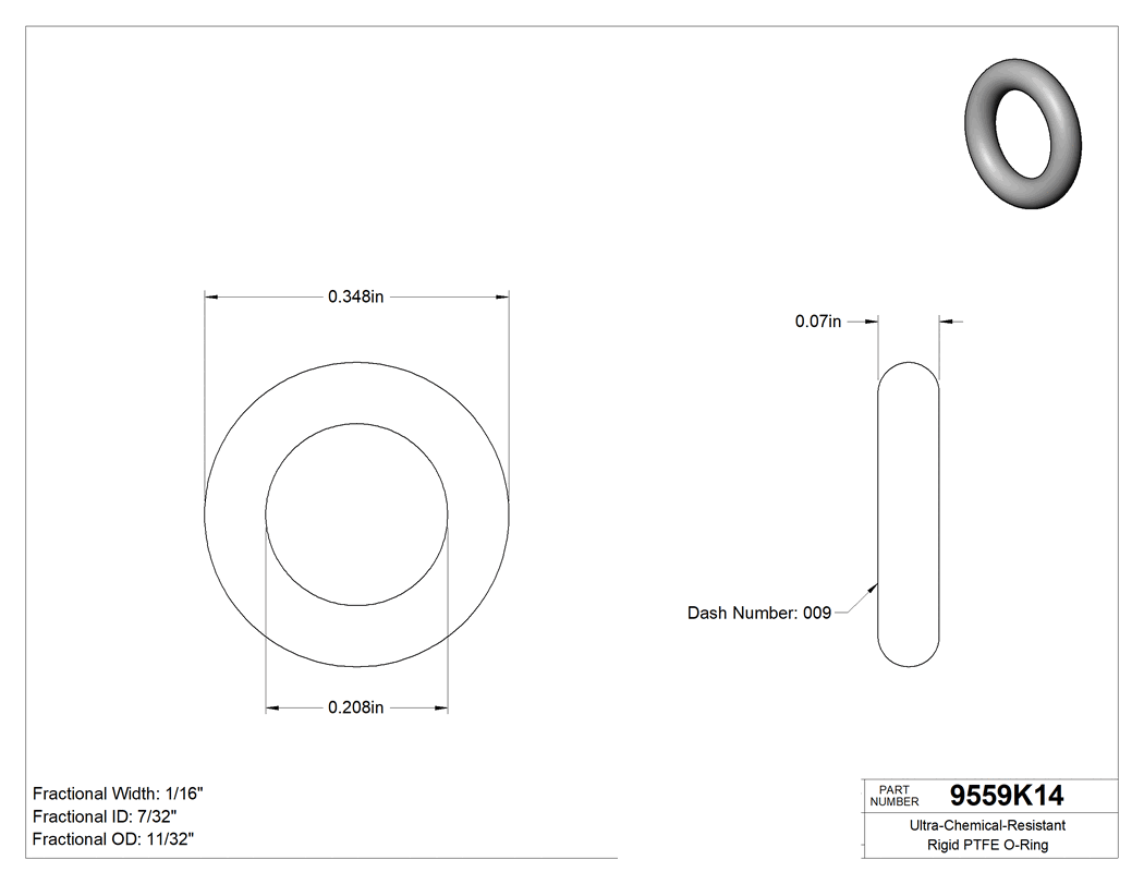 Technical drawing - 9559K14